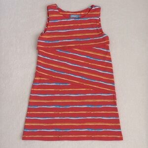 J. McLaughlin | Nicola Catalina Cloth Sleeveless Tiered Pull Over Stripe Dress 4